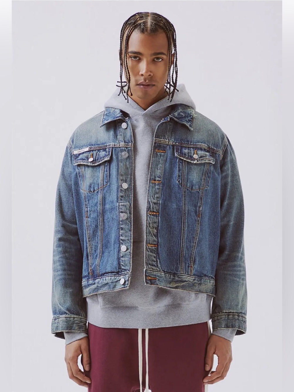 Fear if God Blue Denim Jacket - Fall 2020 Collection